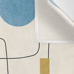 minimal geometric art Wall Tapestry Gallery Image 3
