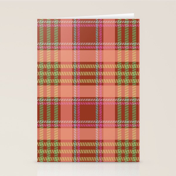 Modern Charm Plaids Stationery Card Gallery Image 1