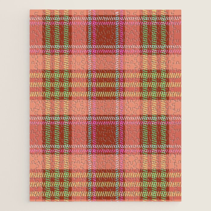 Modern Charm Plaids Jigsaw Puzzle Gallery Image 1