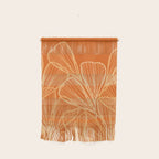 Modern Garden in Orange Wall Hanging Gallery Image 1