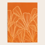 Modern Garden in Orange Poster Gallery Image 4