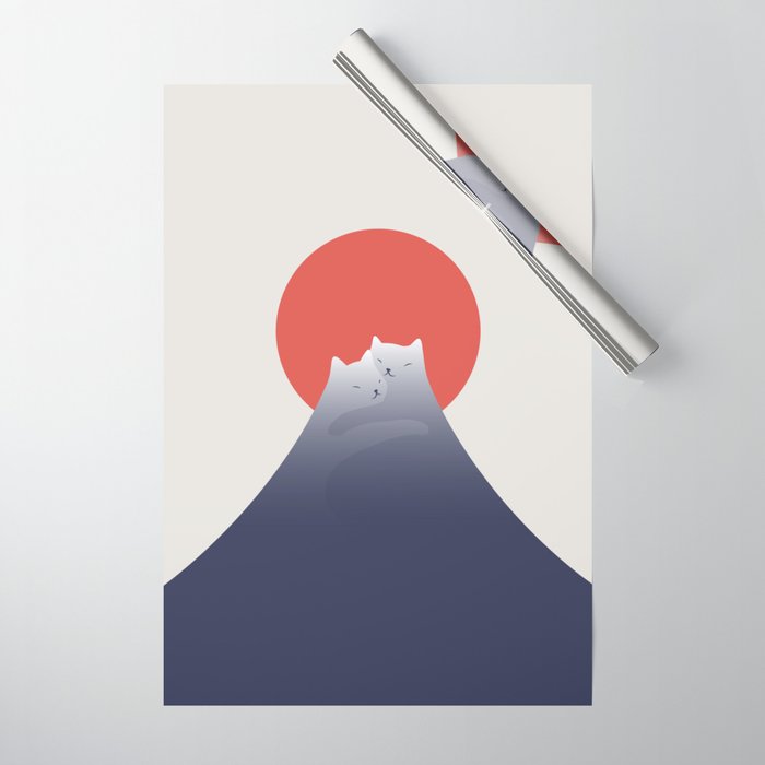 Cat Landscape 98 Wrapping Paper Gallery Image 1