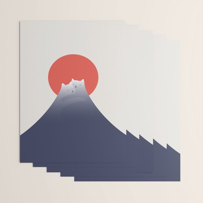 Cat Landscape 98 Wrapping Paper Gallery Image 3