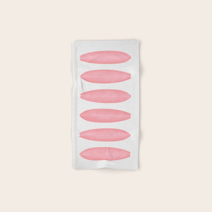 Surfboards in Pink Bath Towel Gallery Image 1