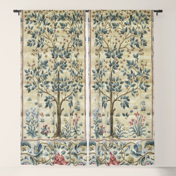 William Morris Woodland Tree of Life Window Curtain Gallery Image 5