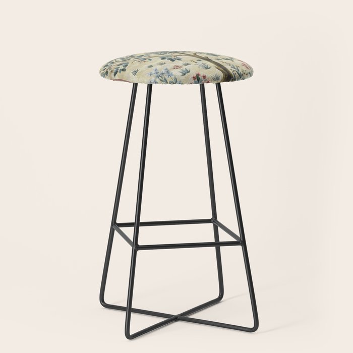 William Morris Woodland Tree of Life Stool Gallery Image 1