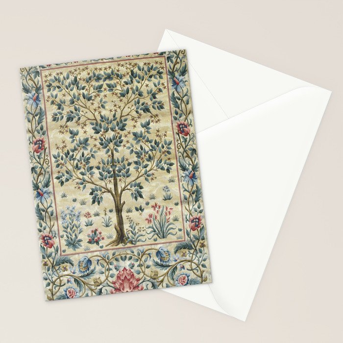 William Morris Woodland Tree of Life Stationery Card Gallery Image 2