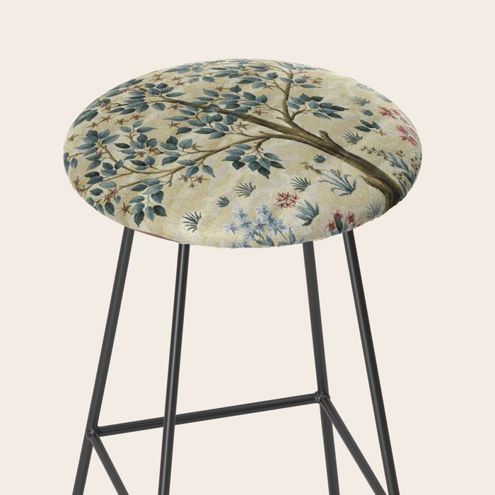 William Morris Woodland Tree of Life Stool Gallery Image 2