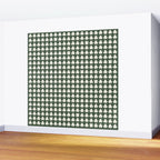 Clovers XXXIX Dark Green Botanical Pattern Wall Mural Gallery Image 2