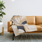 abstract minimal 71a Throw Blanket Gallery Image 1