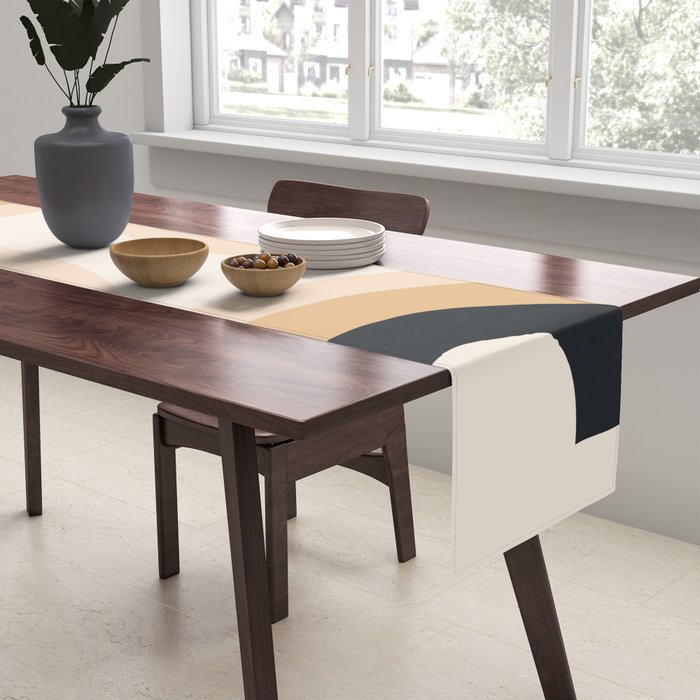 abstract minimal 71a Table Runner Gallery Image 2