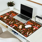 Magic Mushroom Print Desk Mat Gallery Image 2
