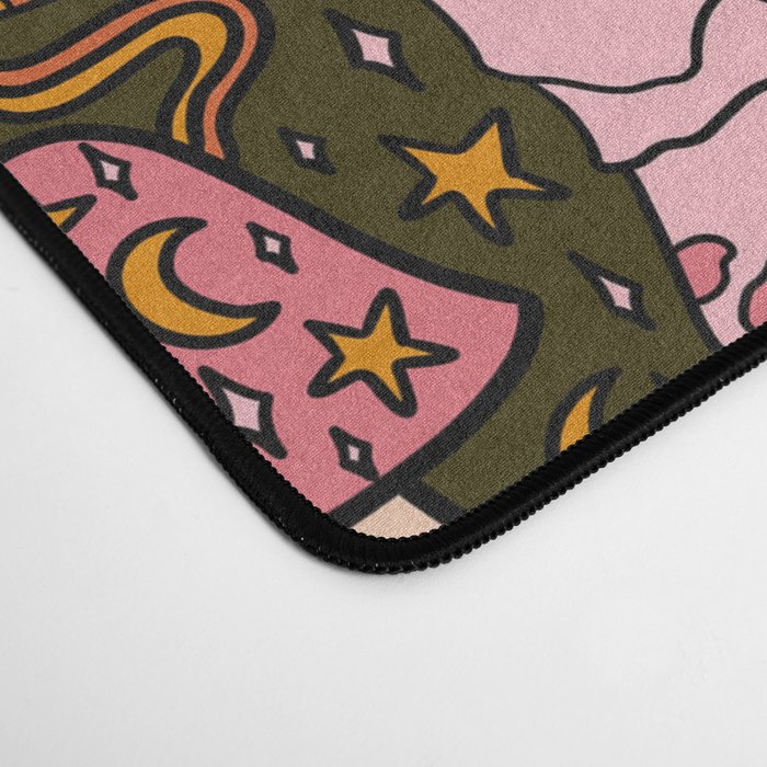 Magic Mushroom Print Desk Mat Gallery Image 4