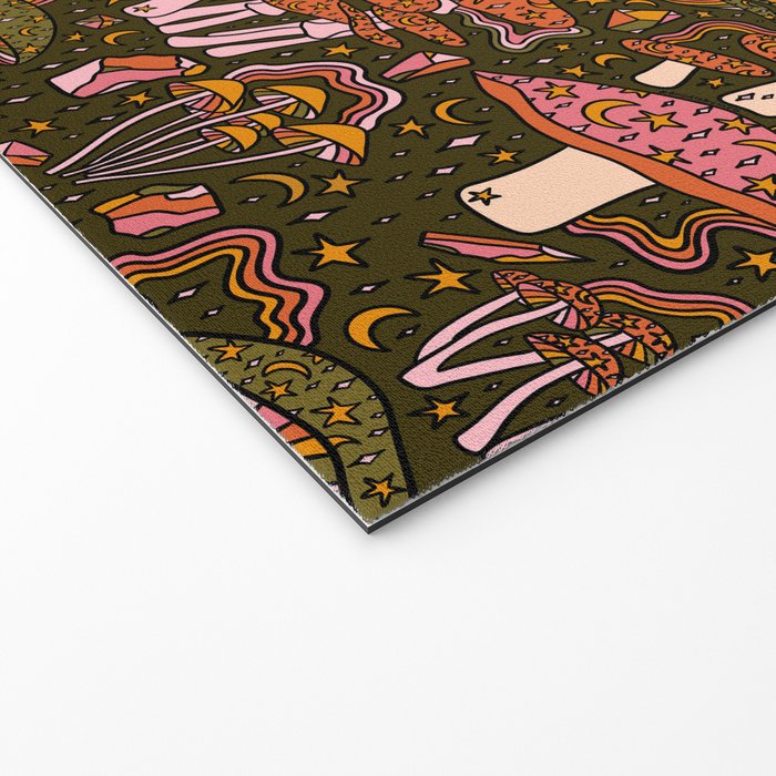 Magic Mushroom Print Welcome Mat Gallery Image 2