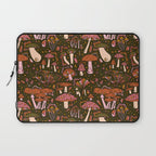 Magic Mushroom Print Laptop Sleeve Gallery Image 1