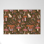 Magic Mushroom Print Welcome Mat Gallery Image 1
