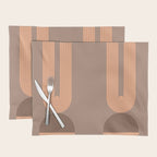 Abstraction_Balance_Round_Bohemian_Shape_Minimalism_001 Placemat Gallery Image 1