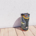 Gustav Klimt Cat with Colorful Clothing  Travel Mug Gallery Image 4