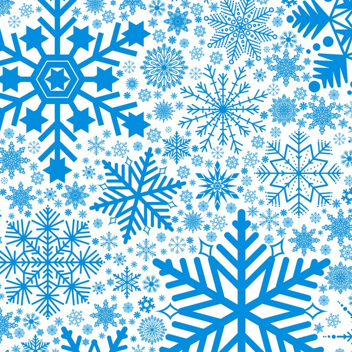 Blue Snowflakes - Light Background Coffee Mug Gallery Image 2