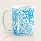 Blue Snowflakes - Light Background Coffee Mug Gallery Image 3