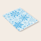 Blue Snowflakes - Light Background Notebook Gallery Image 2