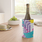 Memphis Pattern - 80s Retro White Wine Chiller Gallery Image 4