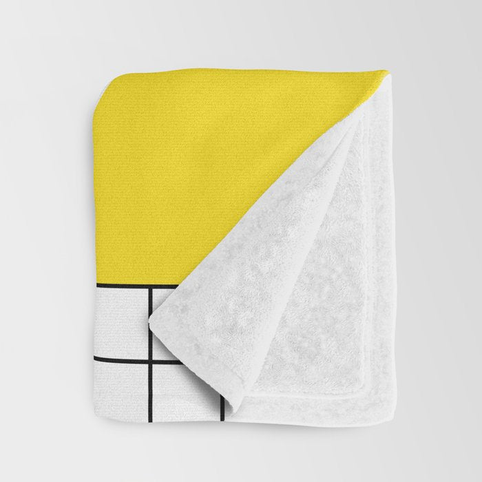 Memphis Pattern - 80s Retro White Throw Blanket Gallery Image 3