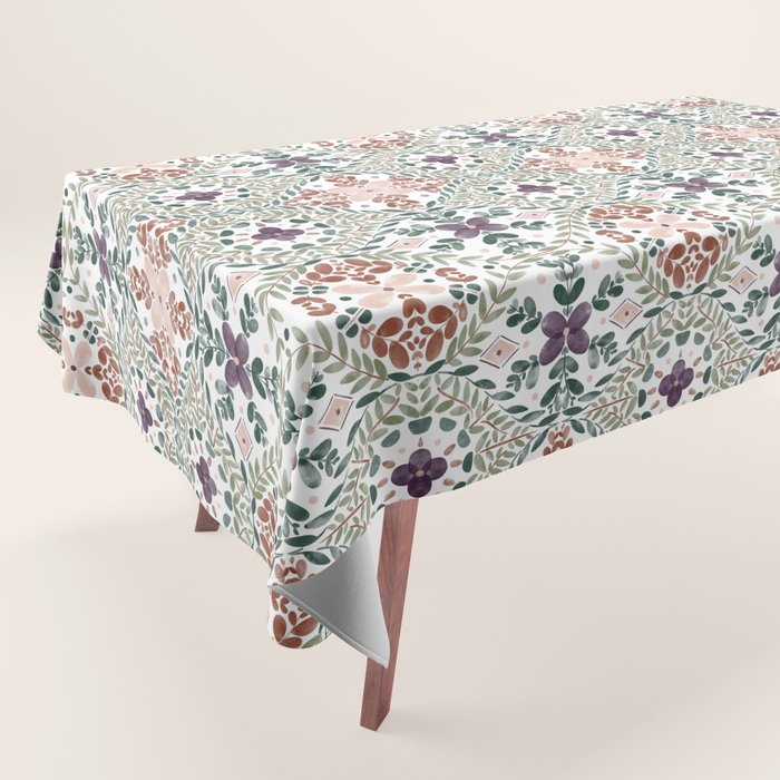 Rustic Intricate Garden Tablecloth Gallery Image 1