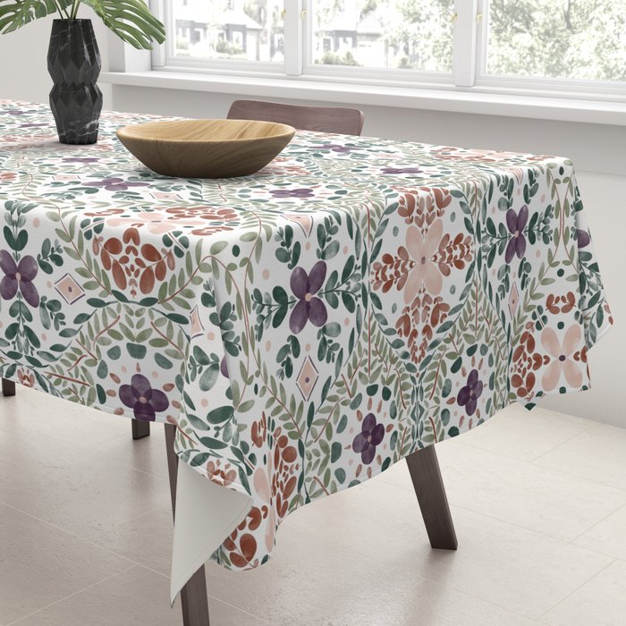 Rustic Intricate Garden Tablecloth Gallery Image 3