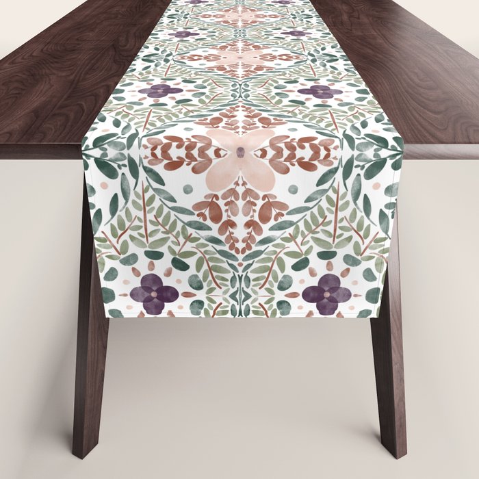 Rustic Intricate Garden Table Runner Gallery Image 1