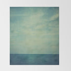 Sky Blue Throw Blanket Gallery Image 2