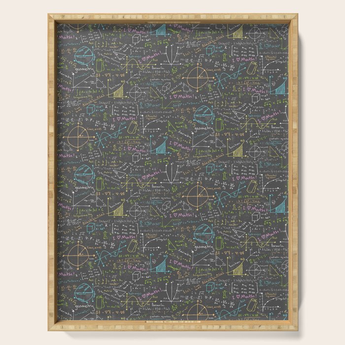 Math Lessons Serving Tray Gallery Image 1