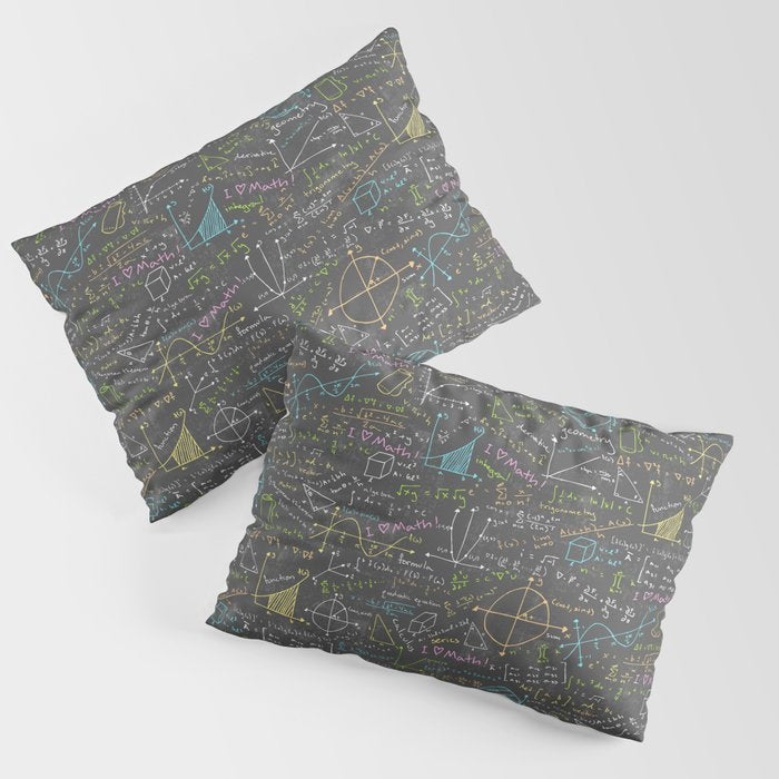 Math Lessons Pillow Sham Gallery Image 3