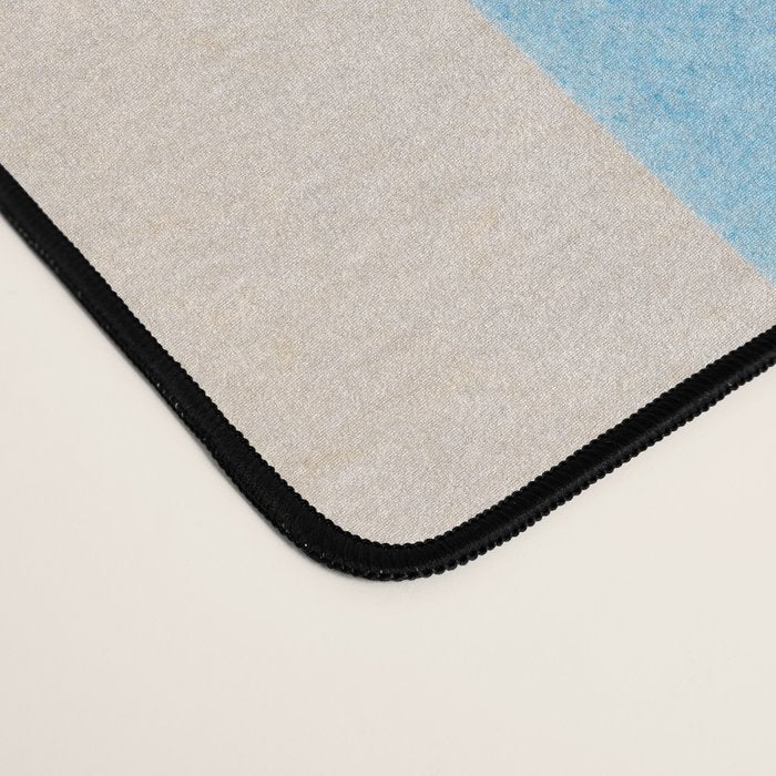 Blue Abstract Collage #2 Desk Mat Gallery Image 4