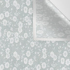 Cluster Flower Vines - Mint Wall Tapestry Gallery Image 3