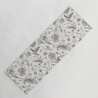 Toile de Jouy Vintage French Floral Yoga Mat Gallery Image 1