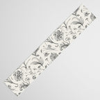 Toile de Jouy Vintage French Floral Table Runner Gallery Image 3