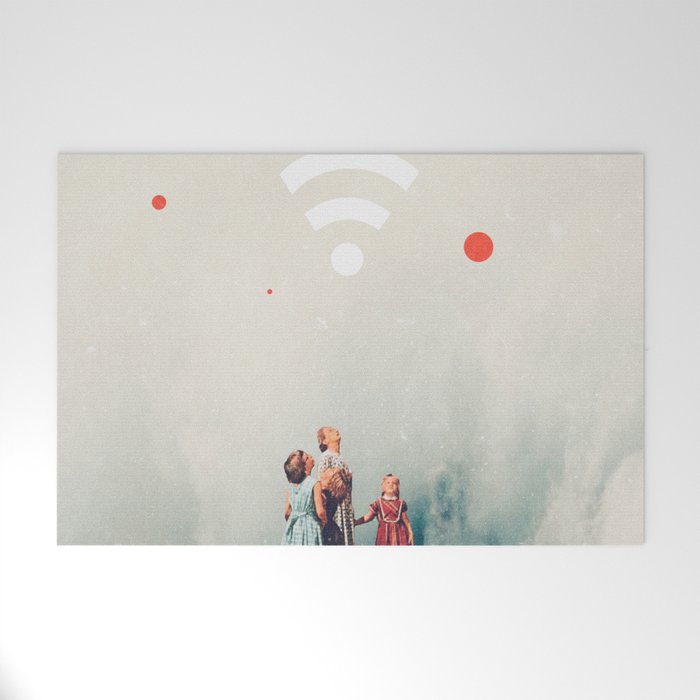 Wirelessly connected to Eternity Welcome Mat Gallery Image 1
