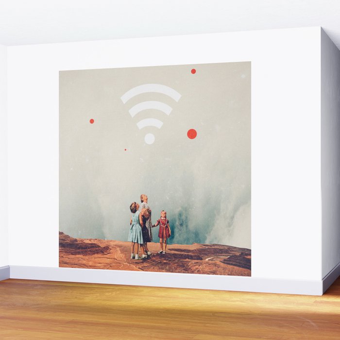 Wirelessly connected to Eternity Wall Mural Gallery Image 2