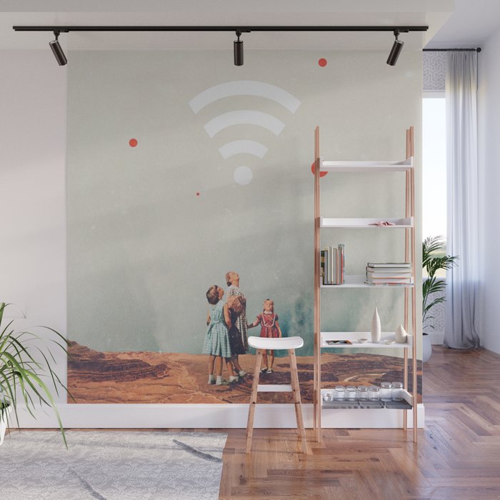 Wirelessly connected to Eternity Wall Mural Gallery Image 1