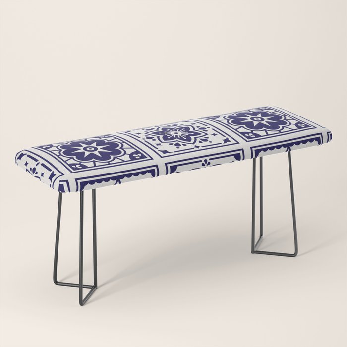 Talavera Mexican Tile â Porcelain Palette Bench Gallery Image 1