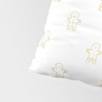 Christmas gingerbread cookie pattern Pillow Sham Gallery Image 4
