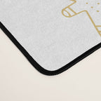 Christmas gingerbread cookie pattern Desk Mat Gallery Image 4
