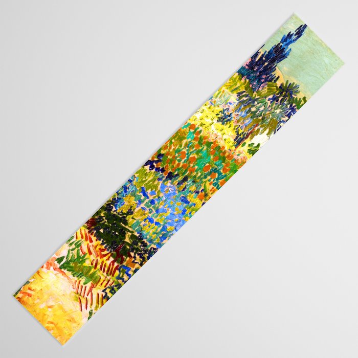 Vincent Van Gogh Flower Garden Landscape Table Runner Gallery Image 3