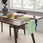 Vincent Van Gogh Flower Garden Landscape Table Runner Gallery Image 2