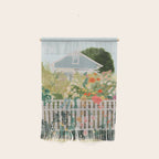 A Postcard From Cozy  - mixed media Garden Illustration  Wall Hanging Gallery Image 1
