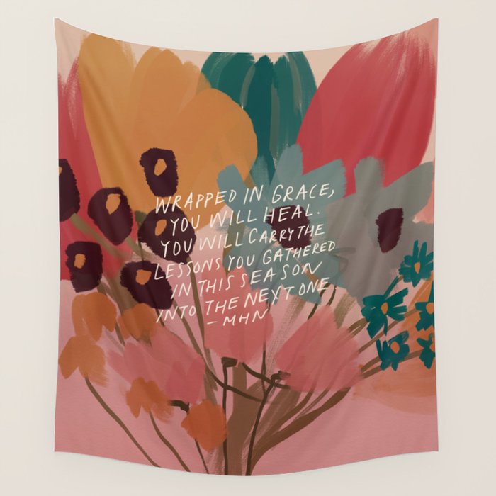 Wrapped in. grace Wall Tapestry Gallery Image 4