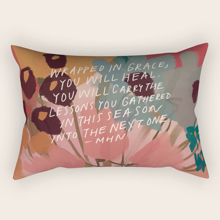 Wrapped in. grace Rectangular Pillow Gallery Image 2