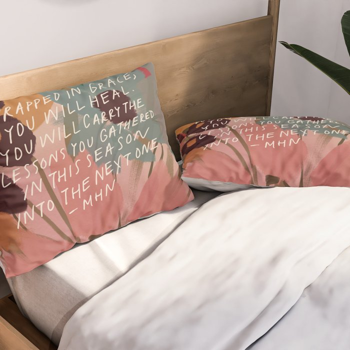 Wrapped in. grace Pillow Sham Gallery Image 2