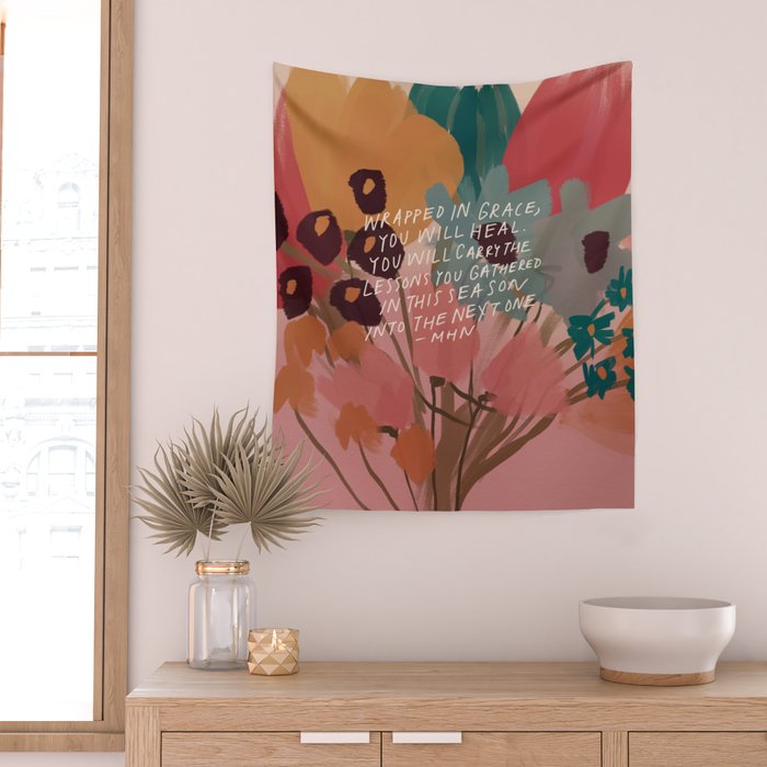 Wrapped in. grace Wall Tapestry Gallery Image 2